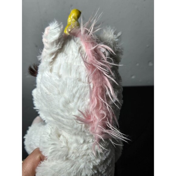 Ganz Lashoos Unicorn Plush Stuffed Animal Cuddly Soft Plushie Long Eyelashes - Picture 4 of 10